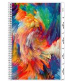 Tools4Wisdom Planner 2015-2016 Calendar - Daily  Weekly Organizer - Monthly  Yearly Goals Planning Book - Progress Journal Notebook  Color Splash  85 x 11 NOV 2015 - DEC 2016