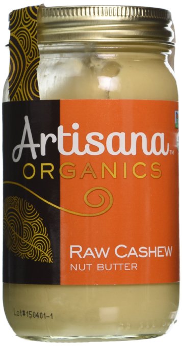Artisana Organic Raw Cashew Butter, 14 oz