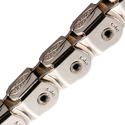 KMC Kool Knight Bicycle Chain Bicycle Chain (Silver, 1/2 x 1/8 - Inch)