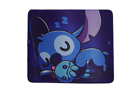 12x10 Inch Cartoon Lilo and Stitch Cute Q Fans Gaming Collection Office Mouse Pad Non Slip Rubber Mouse mat
