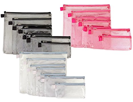 G-Force 7-piece Tear Resistant Packing Envelopes Pouch Set, Colors May Vary