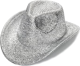 Classic Western-Cowboy-Hat Men Womens Wide Brim Cowgirl Hats Felt Fedora hat (S-M)