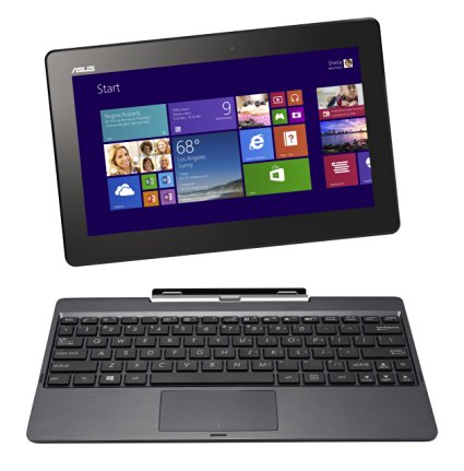 ASUS T100TA-DH12T-CA 10.1 Inch Transformer Book with Intel Bay Trail Z3740 Processor Tablet Notebook 2-in-1 (Black)