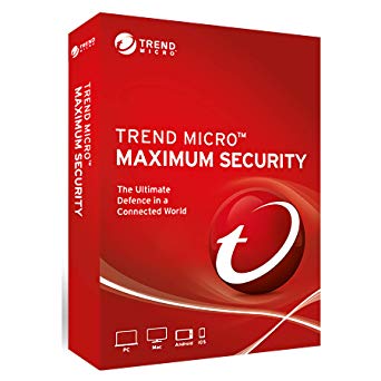 Trend Micro Maximum Security Latest Version, Support cross-version upgrade 5 Devices 3 Years for PC, Mac, Android and IOS Product Key card Windows7, 8.1 and 10
