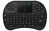 Rii I8 Mini 24Ghz Wireless Touchpad Keyboard With Mouse For Pc Pad Xbox 360 Ps3 Google Android Tv Box Htpc Iptv Black