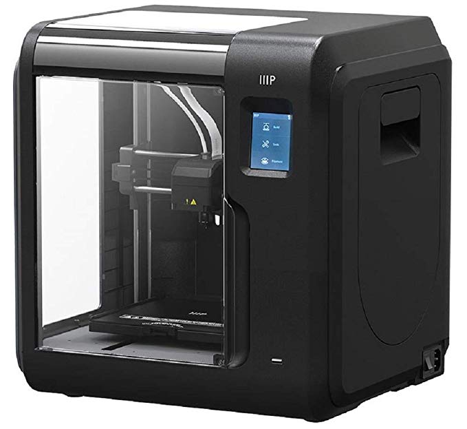 Monoprice Voxel 3D Printer - Black with Removable Heated Build Plate (150 x 150 mm) Fully Enclosed, Touch Screen, Assisted Level, Easy Wi-Fi, 8GB Internal Memory