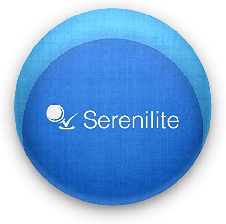 Serenilite Dual Colored Hand Therapy Stress Ball - Optimal Stress Relief - Great for Hand Exercises and Strengthening