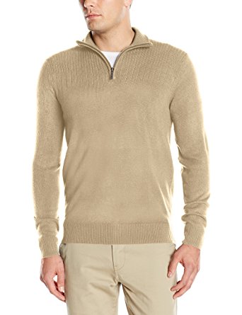 Geoffrey Beene Men's Quarter Zip Sweater