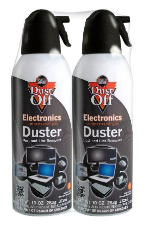 Dust-Off 10 oz Compressed Gas Duster 2 Pack DSXLP