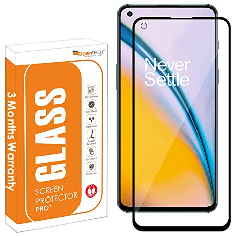 OpenTech® Tempered Glass Screen Protector Compatible with OnePlus Nord CE 2 5G (2022) with Edge to Edge Coverage and Easy Installation kit