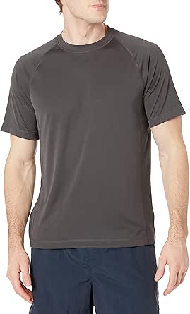 Amazon Essentials mens Short-sleeve Quick-dry UPF 50 Swim Tee