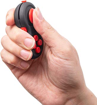 Duddy-Cam Fidget Pad - Perfect for Skin Picking - Anxiety and Stress Relief - Fidget Toy - Children and Adults (Red)