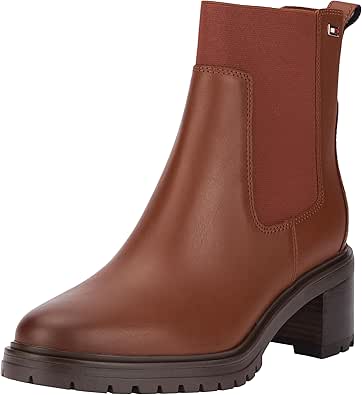 Tommy Hilfiger Damen Mid Boot Stiefel Mid Heel aus Leder