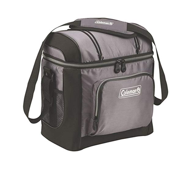 Coleman 3000001312 Cooler Soft 16 Can Gray W/ Liner