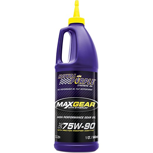 Royal Purple ROY01300 MAX GEAR 75W90 synthetic LUBE, 1 quart, 6 Pack
