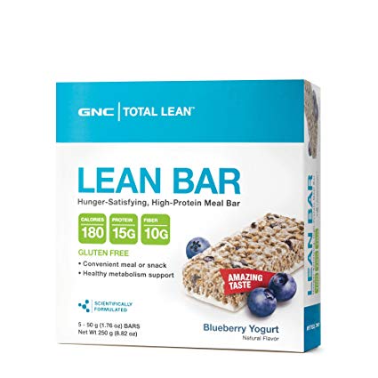 GNC Total Lean Lean Protein Bar - Blueberry Yogurt 5 Bars