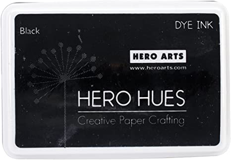 Hero Arts AF101 Hero Hues Ink Pad, Black, 3.5" x 2.25"