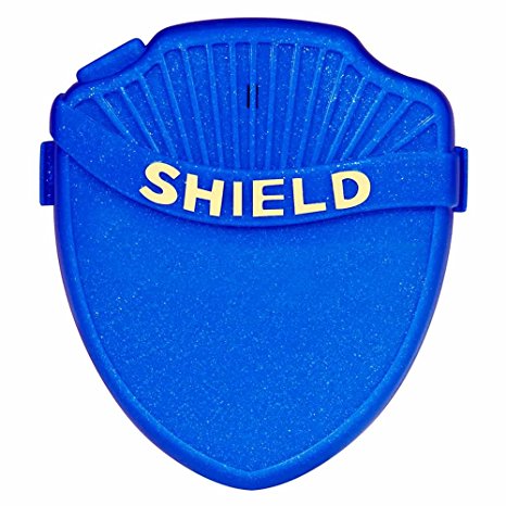 Shield Prime Bedwetting Enuresis Alarm for Boys and Girls with Loud Tone, Light and Vibration. Best Bedwetting Alarm for Deep Sleepers to Stop Nighttime Bedwetting (Navy Blue)