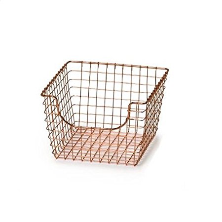 Spectrum Diversified Scoop Storage Basket, Medium, Copper