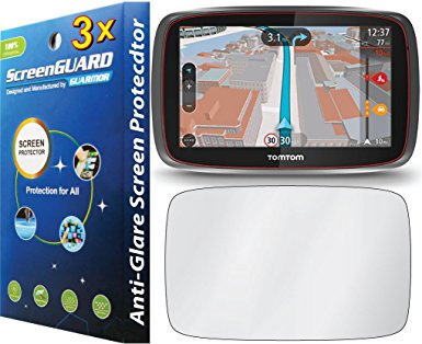 GuarmorShield 3x Tomtom Go 500 5000 5" GPS Premium Anti-Glare Anti-Fingerprint Matte Finishing LCD Screen Protector Cover Guard Shield Protective Film Kits (NO Cutting, Package by GUARMOR)