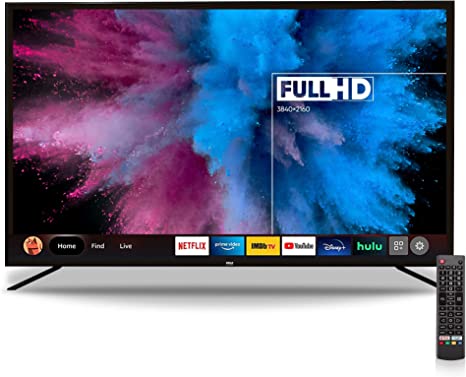 55" 2160p UHD Smart TV - Flat Screen Monitor HD DLED Digital/Analog Television w/Built-in WebOS 5.0 Operating System, HDMI, USB, AV, Full Range Stereo Speaker, Wall Mount, Includes Remote Control