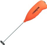 Cozyna Milk Frother Orange - Handheld Electric Milk Frother - Batteries Included
