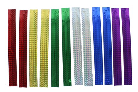 Lot of 12 Asst Color Metallic Slap Bracelets Favors