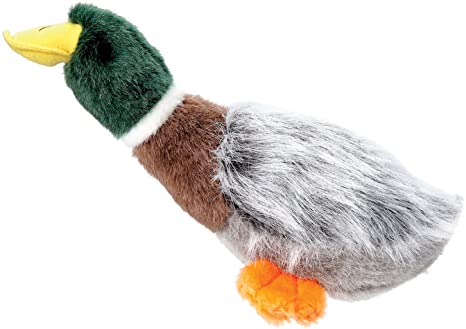 Grriggles 10-Inch Plush Squawk Flock Dog Toy