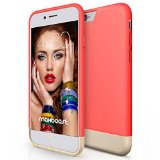 iPhone 6 Plus Case Maxboost Vibrance Series For Apple iPhone 6 Plus Case 55 2014Lifetime Warranty Protective SOFT-Interior Scratch Protection Hard Cover-Italian RoseChampagne Gold