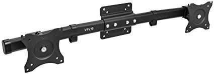 VIVO Dual VESA Bracket Adaptor Horizontal Assembly Mount for 2 Monitor Screens up to 27" (MOUNT-VW02A)