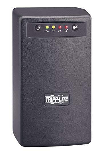 Tripp Lite SMART550USB 550VA 300W UPS Battery Back Up Tower AVR 120V USB RJ11, 6  Outlets