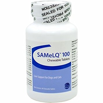 SAMeLQ Liver Support for Dogs and Cats -100 mg (60 chewable tablets)