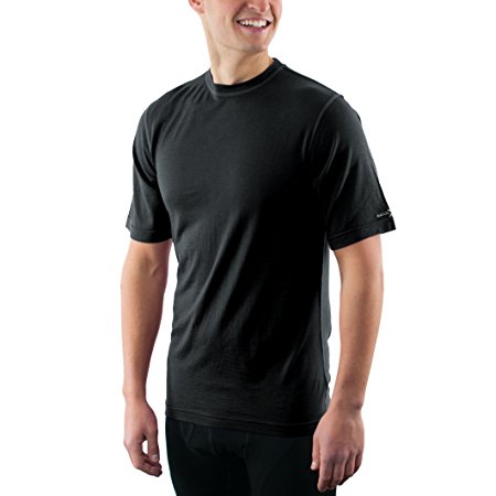 Men’s Merino Wool T-Shirt By Woolx – Lightweight – No Odor- Wicks Away Moisture