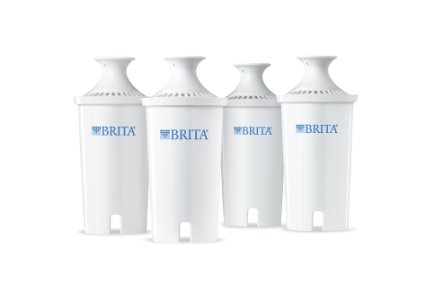 Brita Water Filter Pitcher Replacement Filters, 4 Count