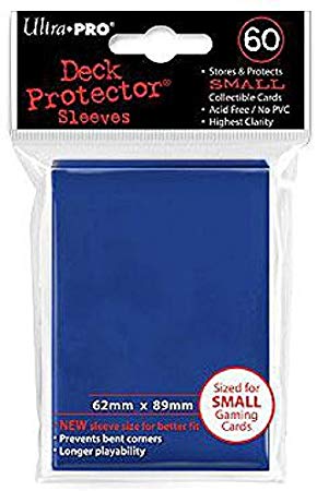 Ultra Pro Card Supplies YUGIOH Deck Protector Sleeves Blue 60 Count