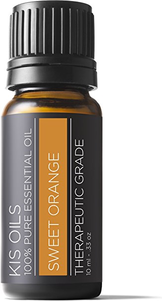 Sweet Orange Pure Essential Oil Therapeutic Grade (Citrus sinensis) - 10 Ml
