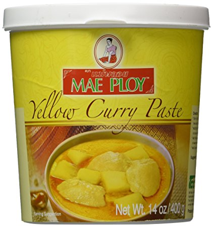 Mae Ploy Thai Yellow Curry Paste - 14 oz jar