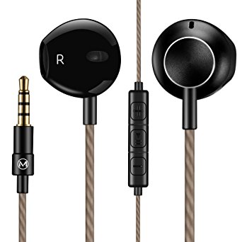 Earphones, IMILITIS In-Ear Stereo Headphones with Microphone and Volume Remote Control 3.5MM Jack Silicon Covered Wired Earbuds for iPhone 5S 6 6S 7 8, Nintendo Switch, Samsung Galaxy S8 Plus, Kindle