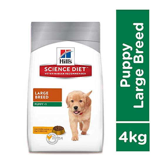 Hill's Science Diet Puppy Large Breed, Chicken Meal & Oats Recipe Dry Dog Food, 4 kg