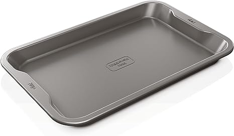 Ninja B30013 Foodi NeverStick Premium 9 inch x 13 inch Baking Sheet, Nonstick, Oven Safe up to 500⁰F, Dishwasher Safe, Grey