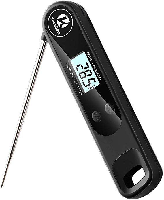 Kacebela Digital Instant Read Meat Thermometer, 4.7 Inch, 4.7 Inch