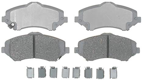 ACDelco 14D1273CH Advantage Ceramic Front Disc Brake Pad Set with Hardware