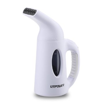 Garment Steamer, URPOWER Portable Handheld Fabric Steamer Fast Heat-up Powerful Travel Garment Clothes Steamer with High Capacity Perfect for Home and Travel