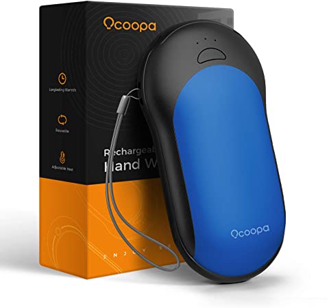 OCOOPA Fast-Charging Hand Warmers, 10000mAh Handwarmer with PD & QC 3.0 Rechargeable Hand Warmer Supercar Design Heating time 15 Hrs Perfect for Outdoor Activities Brilliant Winter Gift