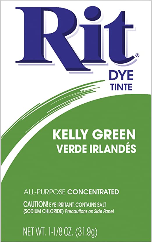 Rit Dye Powder-Kelly Green, Fabric, Multicolor, 1