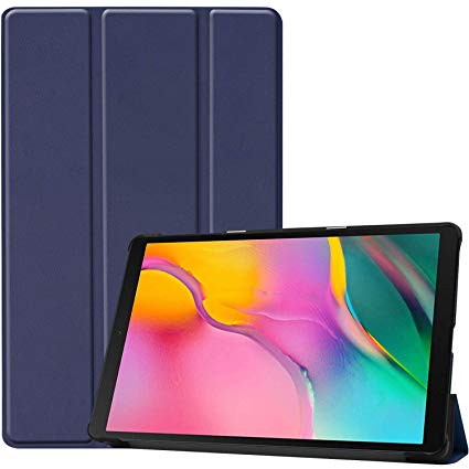 ProCase Galaxy Tab A 10.1 2019 T510 T515 Case, Slim Light Cover Stand Hard Shell Folio Case for 10.1 Inch Galaxy Tab A Tablet SM-T510 SM-T515 2019 Release -Navy