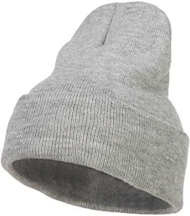 MG 12 Inch Long Knitted Beanie