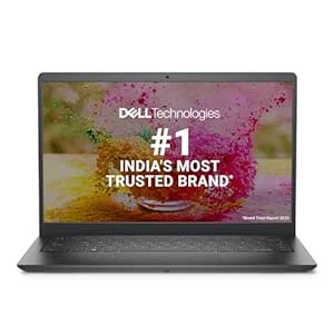 Dell 14 Laptop, AMD Ryzen R5-5500U/ 8GB DDR4, 2400 MHz/ 512GB/ 14.0" (35.56cm) FHD Display with Comfort View/Windows 11   MSO'21/15 Month McAfee/Spill-Resistant Keyboard/Carbon Black/ 1.48kg