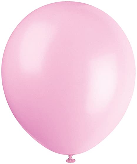 Unique Industries, 9" Latex Balloons, DIY Party Decoration - Pack of 20, Petal Pink