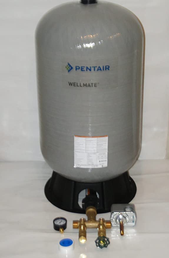WELLMATE PENTAIR WM6 WM-6 20 gallon quick connect   Brass tank tee install kit Free standing Water Well PRESSURE TANK